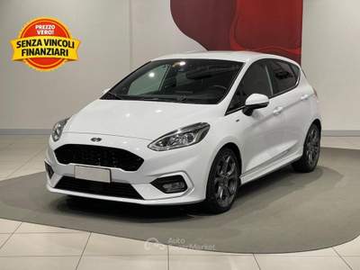 Ford Fiesta 1.0 EcoBoost Hybrid ST-Line Bianco usata Montagna in Valtellina
