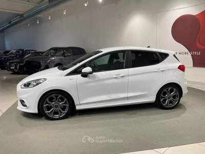 Ford Fiesta 1.0 EcoBoost Hybrid ST-Line Bianco usata Montagna in Valtellina