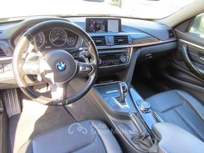 BMW Serie 4 420d 420D COUPè LUXURY NAVI PROF PELLE PADDLES BI-ZONA Argento usata Roma