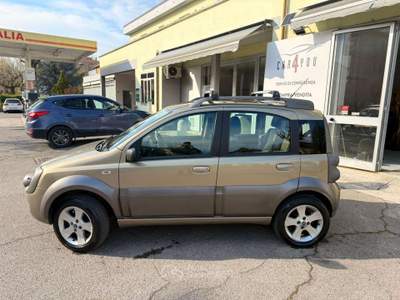 Fiat Panda 1.3 mjt Cross 4x4 TETTO ,GANGIO TRAINO 1 PROPRIET Verde usata Crevalcore