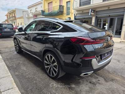 BMW X6 3.0 D X-Drive 48V X-Line+Cerchi 22+Tetto+Luci Ambiente... Nero usata Sava