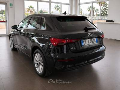 Audi A3 SPB 30 TDI S-Tronic Business NAVI LED Virtual Cockpit 2022 Nero usata Trinitapoli