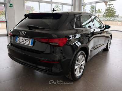 Audi A3 SPB 30 TDI S-Tronic Business NAVI LED Virtual Cockpit 2022 Nero usata Trinitapoli