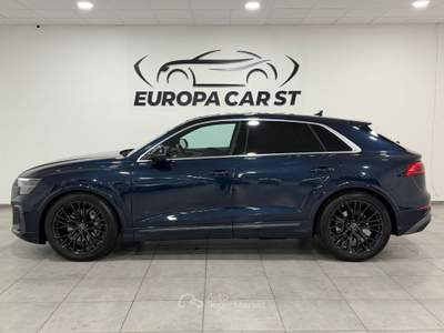 Audi Q8 Q8 SUV Q8 3.0 tdi mhev s line edition quattro 286cv tiptronic Blu/Azzurro usata Caresanablot
