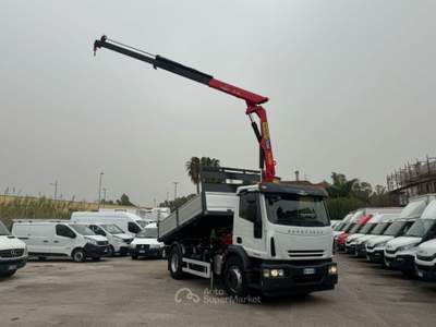 Iveco Daily EUROCARGO 180E25 GRU+RIBALTABILE  Grigio usata Pontecagnano Faiano