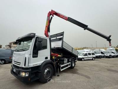 Iveco Daily EUROCARGO 180E25 GRU+RIBALTABILE  Grigio usata Pontecagnano Faiano