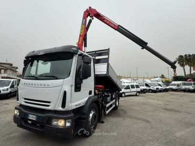 Iveco Daily EUROCARGO 180E25 GRU+RIBALTABILE  Grigio usata Pontecagnano Faiano