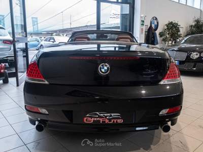 BMW Serie 6 630i i cat Cabrio Nero usata Cassina de' Pecchi