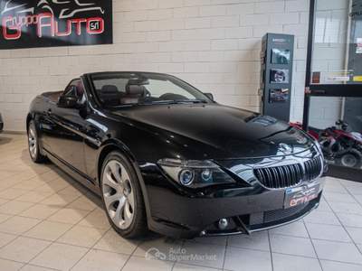 BMW Serie 6 630i i cat Cabrio Nero usata Cassina de' Pecchi