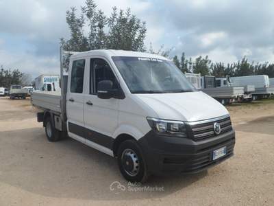 Volkswagen Crafter doppia cabina cassone fisso Bianco usata San Michele Salentino