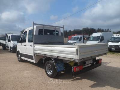 Volkswagen Crafter doppia cabina cassone fisso Bianco usata San Michele Salentino