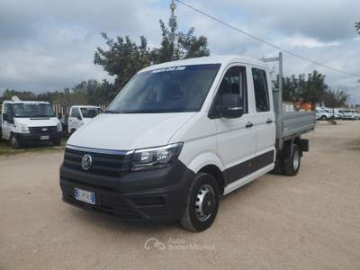 Volkswagen Crafter doppia cabina cassone fisso Bianco usata San Michele Salentino