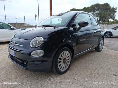 Fiat 500 1.2 Lounge PARI AL NUOVO SUPER PREZZO FISSO no sconto Nero usata Altamura
