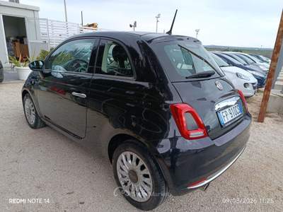 Fiat 500 1.2 Lounge PARI AL NUOVO SUPER PREZZO FISSO no sconto Nero usata Altamura