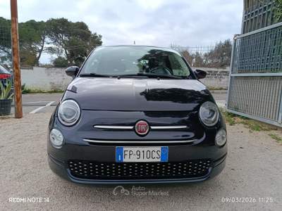 Fiat 500 1.2 Lounge PARI AL NUOVO SUPER PREZZO FISSO no sconto Nero usata Altamura
