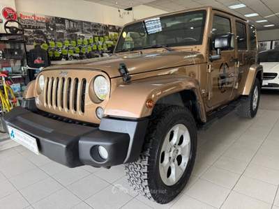 Jeep Wrangler Unlimited 3.6 V6 Sahara Auto PERFETTA MAI FUORISTRADA FULL OPTIONAL Bronzo usata Viareggio