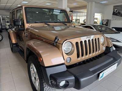 Jeep Wrangler Unlimited 3.6 V6 Sahara Auto PERFETTA MAI FUORISTRADA FULL OPTIONAL Bronzo usata Viareggio
