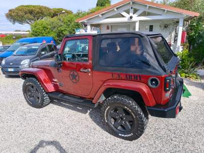 Jeep Wrangler DPF Sahara Rosso usata Pomezia