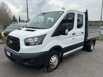 Ford Transit 350 2.0TDCi EcoBlue 130CV Doppia Cabina RG Entry Bianco usata Roma