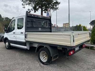 Ford Transit 350 2.0TDCi EcoBlue 130CV Doppia Cabina RG Entry Bianco usata Roma