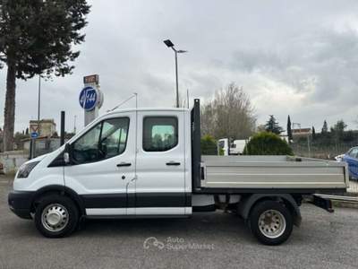 Ford Transit 350 2.0TDCi EcoBlue 130CV Doppia Cabina RG Entry Bianco usata Roma