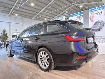 BMW Serie 3 318d 318 d 48V Touring Business Advantage AUT. Nero usata Roma