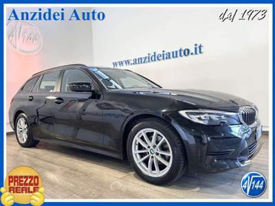 BMW Serie 3 318d 318 d 48V Touring Business Advantage AUT. Nero usata Roma