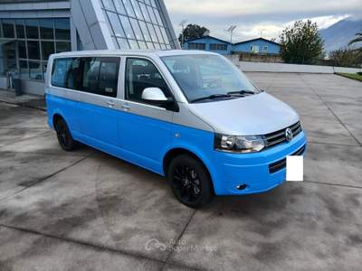 Volkswagen Transporter Volkswagen T5 Caravelle 2.0 Bitdi 180cv 4Motion 9 posti Blu/Azzurro usata SAN MARTINO VALLE CAUDINA