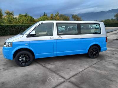 Volkswagen Transporter Volkswagen T5 Caravelle 2.0 Bitdi 180cv 4Motion 9 posti Blu/Azzurro usata SAN MARTINO VALLE CAUDINA