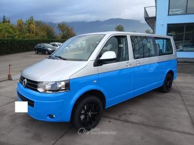 Volkswagen Transporter Volkswagen T5 Caravelle 2.0 Bitdi 180cv 4Motion 9 posti Blu/Azzurro usata SAN MARTINO VALLE CAUDINA