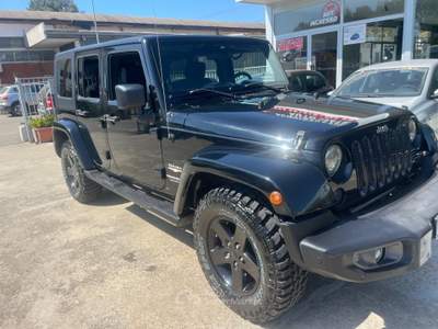 Jeep Wrangler Jeep Wrangler Unlimited 2.8 crd Sahara auto dpf Nero usata Terranuova Bracciolini