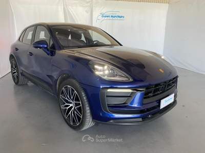 Porsche Macan 2.0 PASM-SPORT CHRONO-TELECAMERE 360°-ACC Blu/Azzurro usata Monticello d'Alba