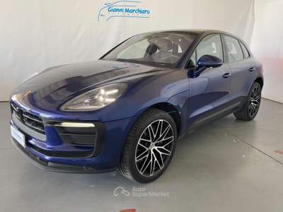 Porsche Macan 2.0 PASM-SPORT CHRONO-TELECAMERE 360°-ACC Blu/Azzurro usata Monticello d'Alba