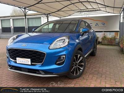 Ford Puma Ford Puma 1.0 EcoBoost mHEV Titanium X #9839 Blu/Azzurro usata Alessandria