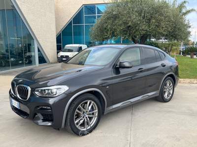 BMW X4 xDrive30d 48V Msport possibilità noleggio no scoring Nero usata Gela