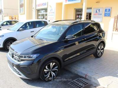 Volkswagen T-Cross 1.0 TSI Edition Plus- KM0 Nero usata Trapani