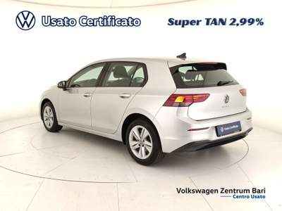 Volkswagen Golf 2.0 tdi life 115cv dsg Argento usata Bari