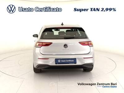 Volkswagen Golf 2.0 tdi life 115cv dsg Argento usata Bari