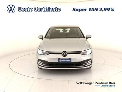 Volkswagen Golf 2.0 tdi life 115cv dsg Argento usata Bari
