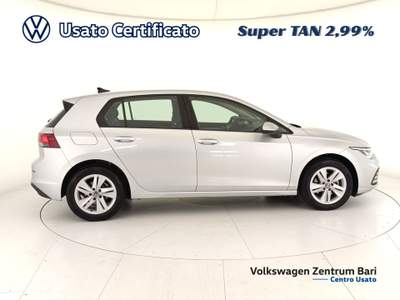 Volkswagen Golf 2.0 tdi life 115cv dsg Argento usata Bari