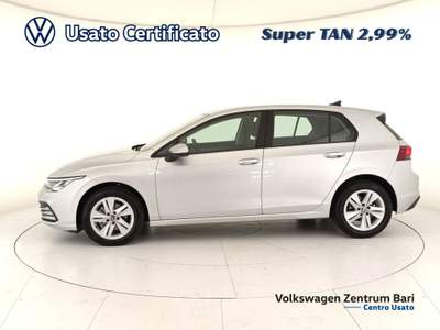 Volkswagen Golf 2.0 tdi life 115cv dsg Argento usata Bari
