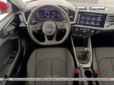 Audi A1 allstreet 30 1.0 tfsi admired 110cv Rosso usata San Martino Siccomario