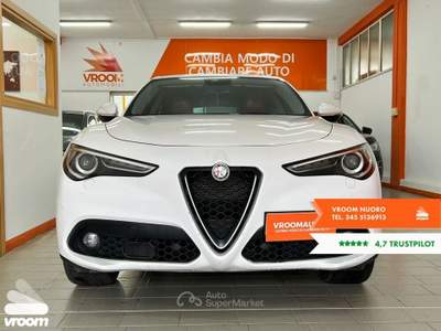 Alfa Romeo Stelvio Stelvio 2.2 Turbodiesel 210 CV AT8 Q4 Business Bianco usata Nuoro