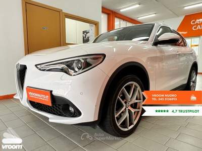 Alfa Romeo Stelvio Stelvio 2.2 Turbodiesel 210 CV AT8 Q4 Business Bianco usata Nuoro