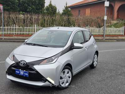 Toyota Aygo 5P benzina e GPL casa madre Argento usata Caresanablot