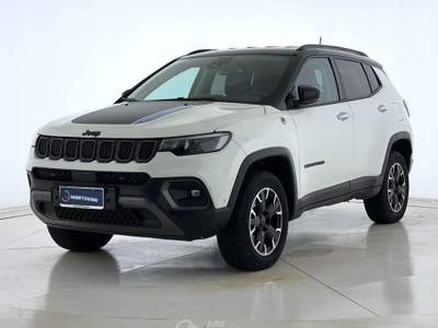 Jeep Compass Compass 1.3 Turbo T4 240 CV PHEV AT6 4xe Trailhawk Bianco usata Bastia Umbra