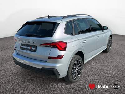 Skoda Kamiq 2024 1.0 tsi Black Dots 95cv Argento usata Roma
