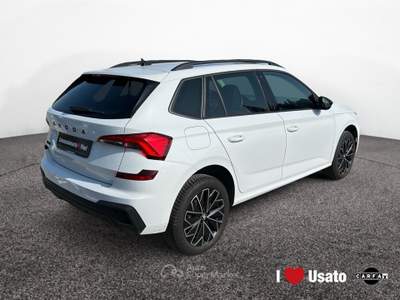Skoda Kamiq 2024 1.0 tsi Black Dots 95cv Bianco usata Roma