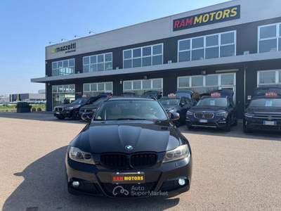 BMW Serie 3 320d 320d Touring M-Sport auto tetto navi pelle Nero usata Ravenna