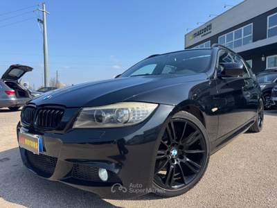 BMW Serie 3 320d 320d Touring M-Sport auto tetto navi pelle Nero usata Ravenna